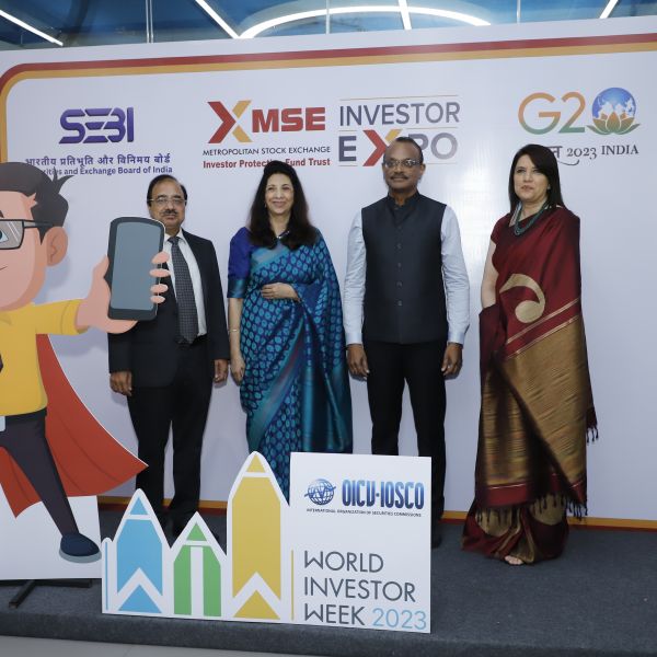 9 October 2023 - Ring the Bell opening ceremony at the Metropolitan Stock Exchange of India Limited