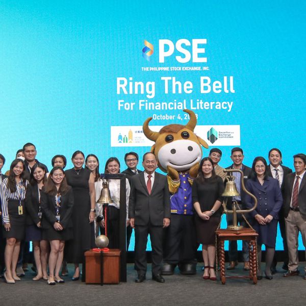 4 October 2023 - PSE takes part in global bell ringing program for financial literacy